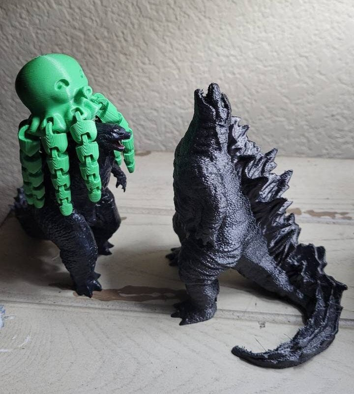 3D PRINTED GODZILLA