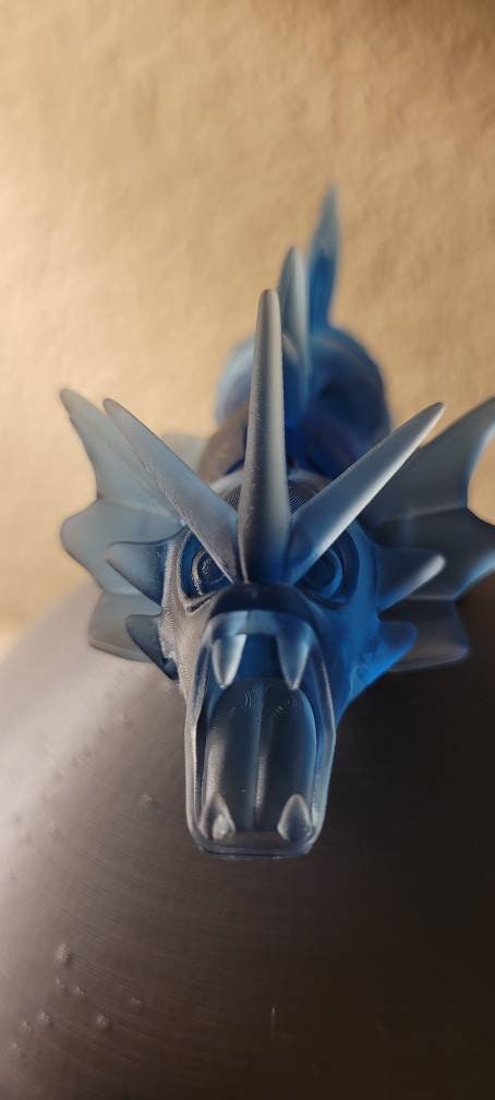 Resin printed gyarados articulate fidget toy