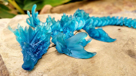 NEW* 3D resin coral dragon fidget toy.