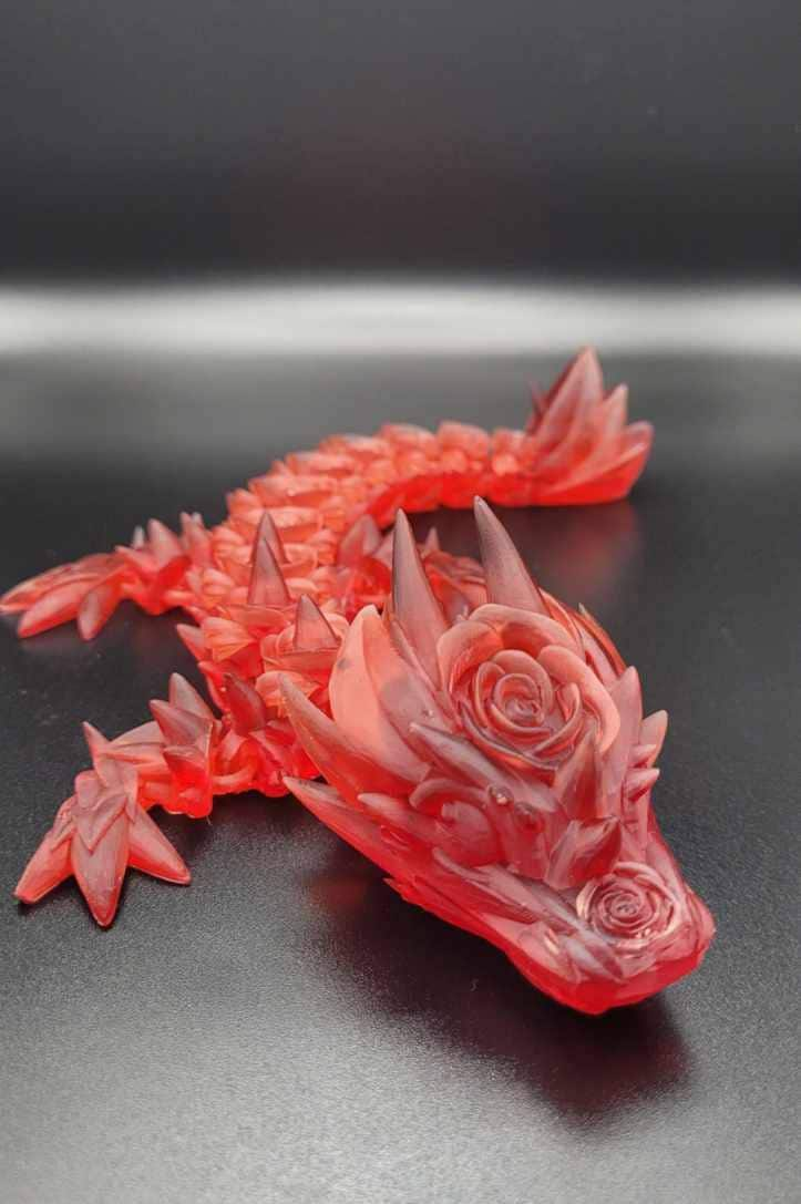 Baby Dragon 3D resin printed fidget toy.