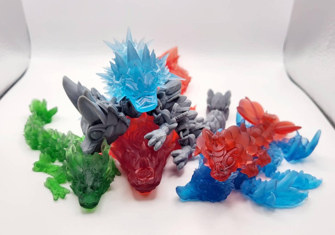 Custom order 20x Baby Dragon 3D resin printed fidget toy.