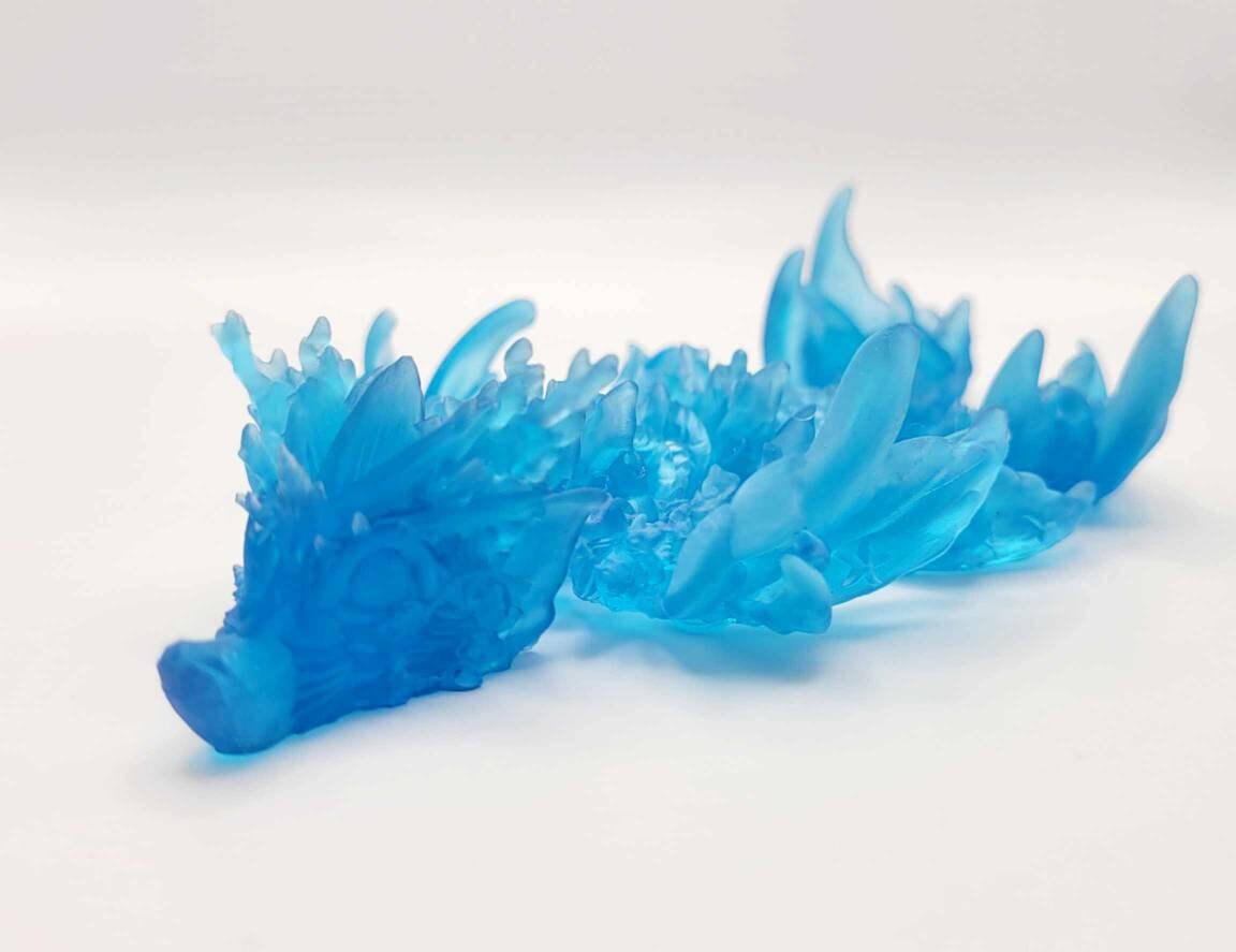 Baby Dragon 3D resin printed fidget toy.