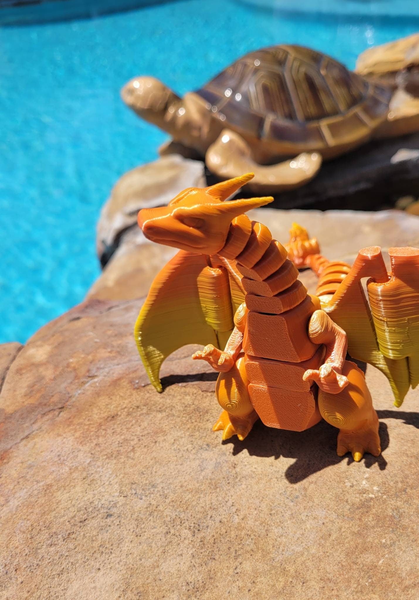 3D printed articulated Charizard!