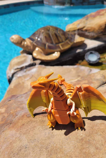 3D printed articulated Charizard!