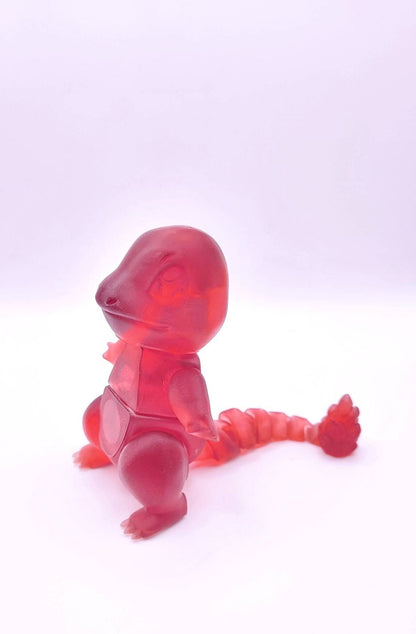 3D resin Charmander. Articulated fidget toy.