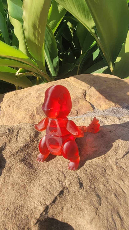 3D resin Charmander. Articulated fidget toy.