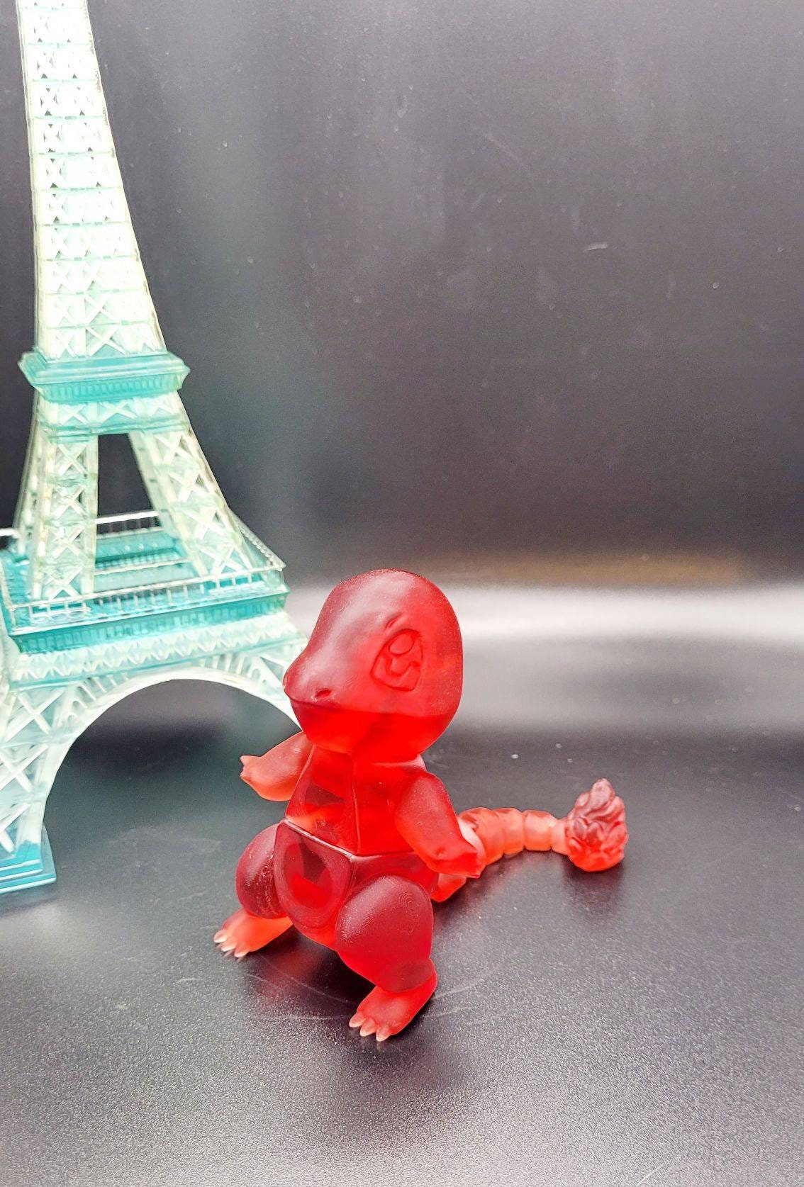 3D resin Charmander. Articulated fidget toy.