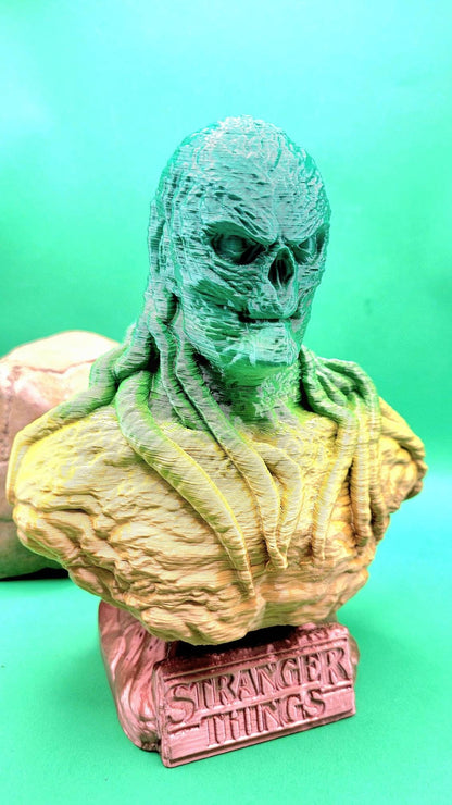 3D printed Vecna from strangers things bust. Fanart