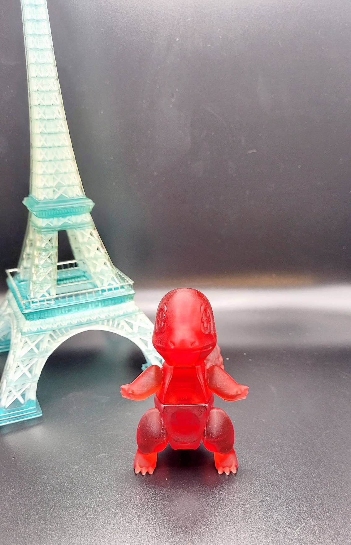 3D resin Charmander. Articulated fidget toy.