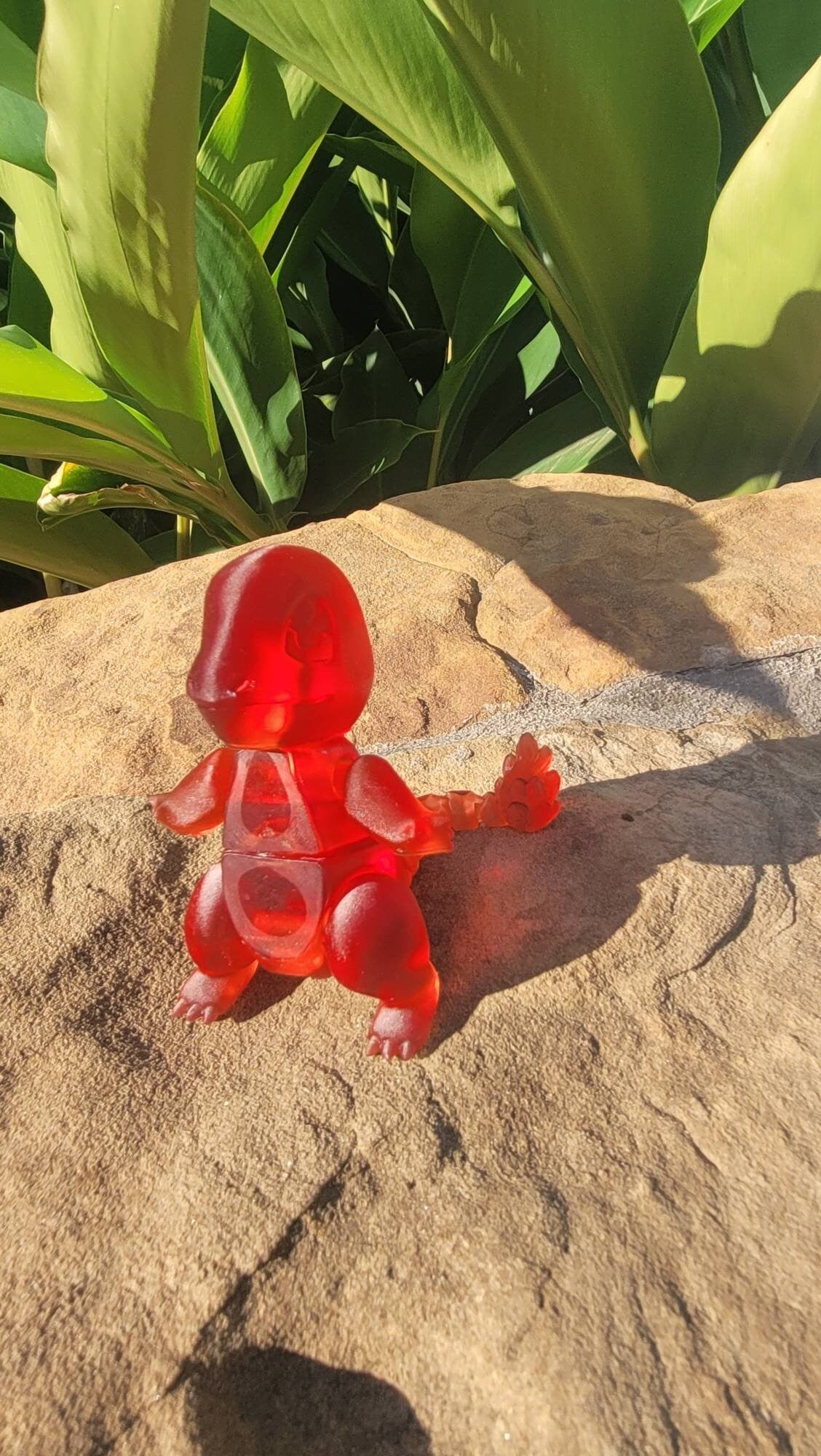 3D resin Charmander. Articulated fidget toy.