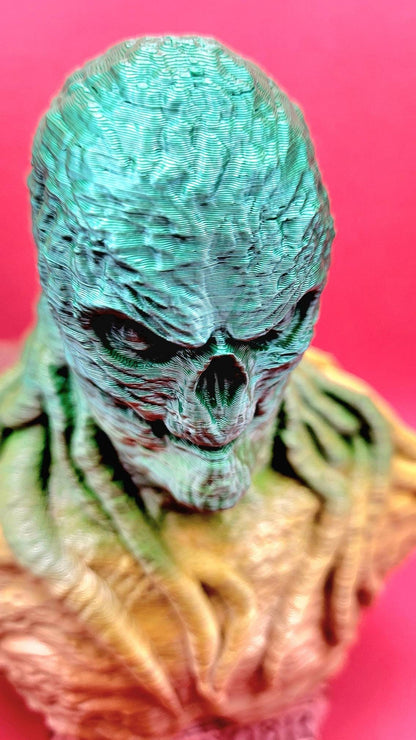 3D printed Vecna from strangers things bust. Fanart