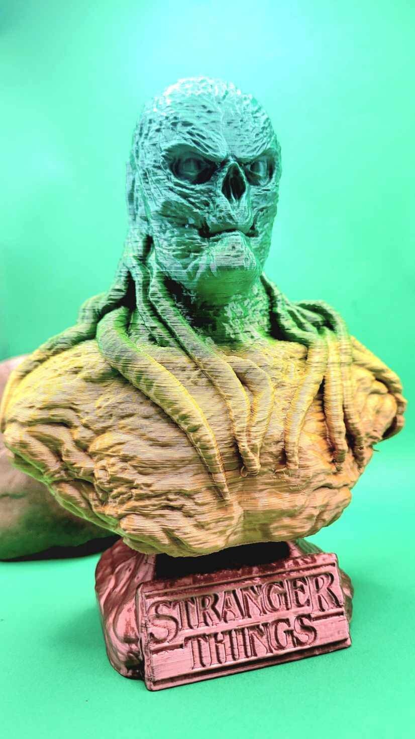 3D printed Vecna from strangers things bust. Fanart