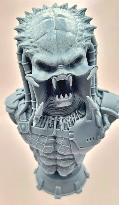 3D 14k resin printed Predator bust