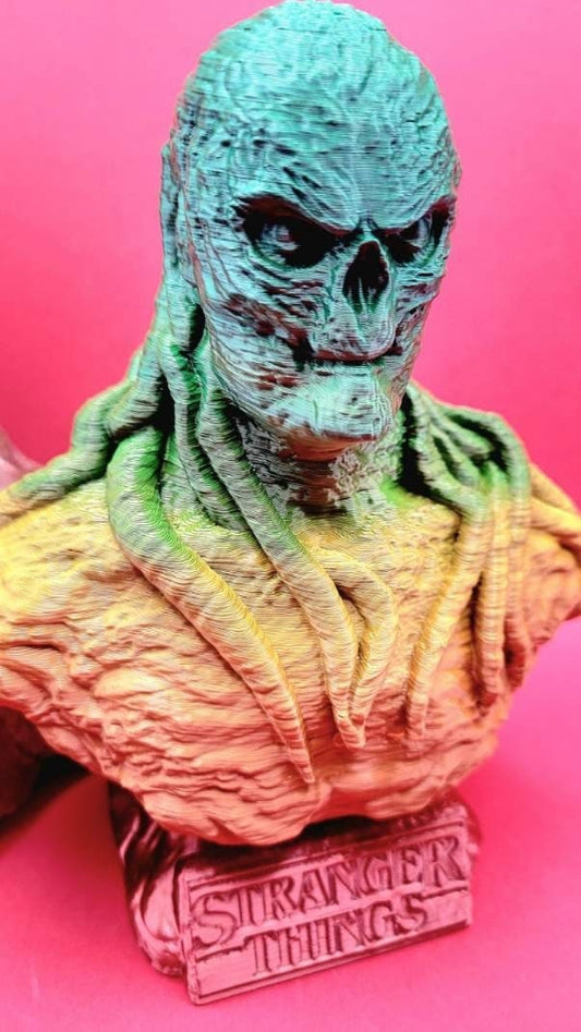 3D printed Vecna from strangers things bust. Fanart