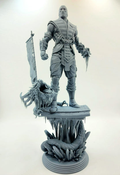 3D 14k resin printed subzero statue. Desktop decoration, toy.