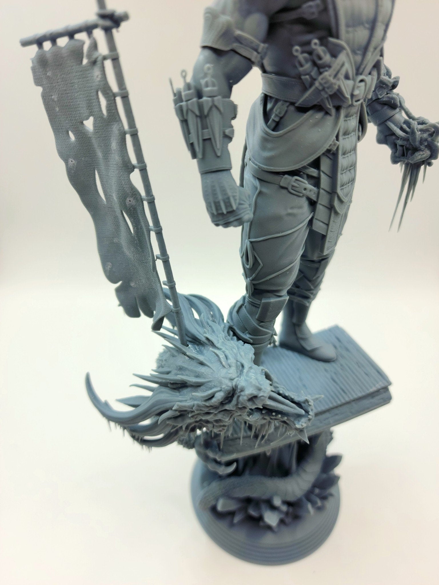 3D 14k resin printed subzero statue. Desktop decoration, toy.