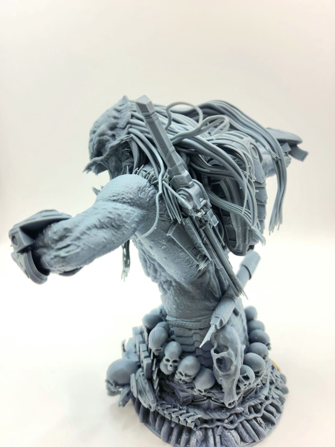 3D 14k resin printed Predator from movie Prey. Fan art.