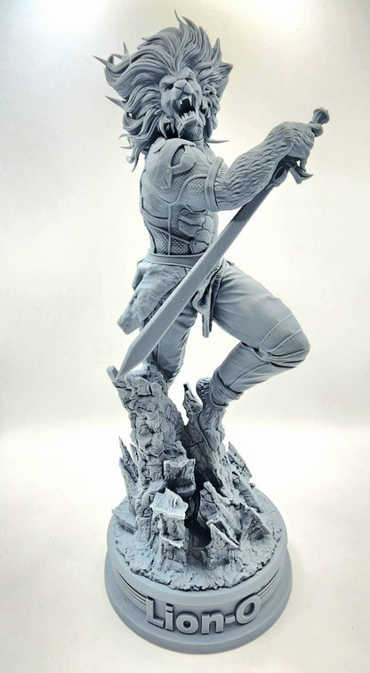 3D 14k resin printed Thundercats, Lion-O. Desktop decoration