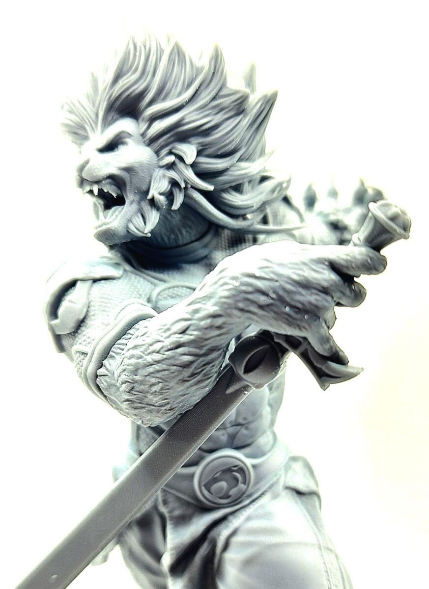 3D 14k resin printed Thundercats, Lion-O. Desktop decoration