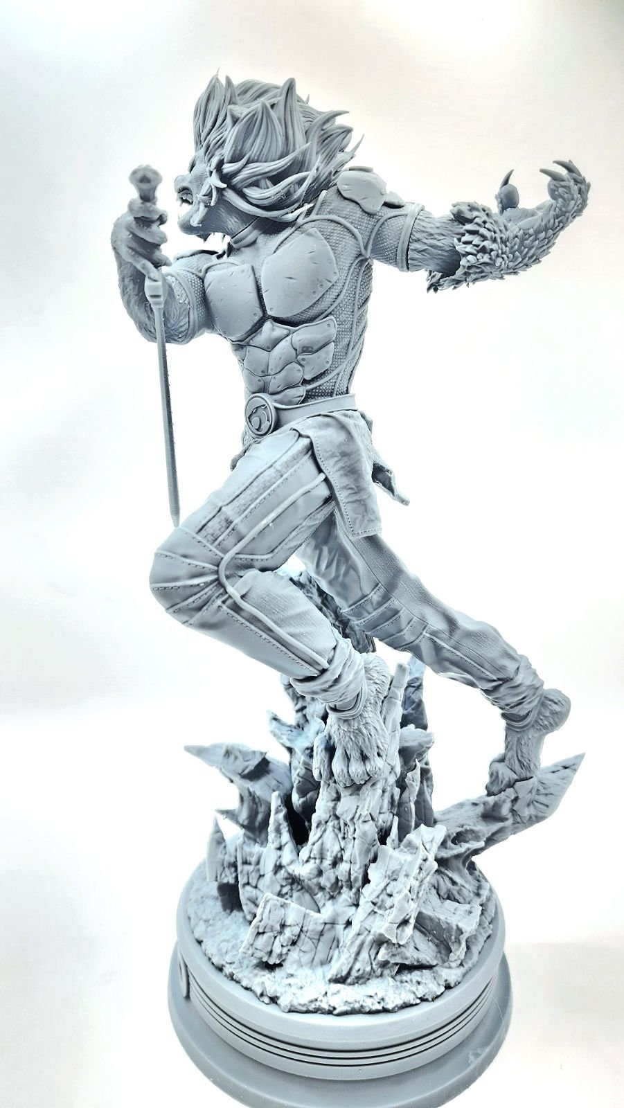 3D 14k resin printed Thundercats, Lion-O. Desktop decoration