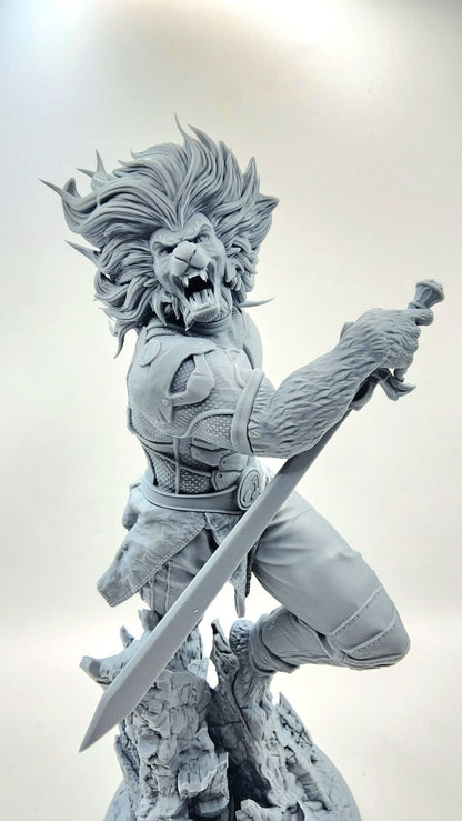 3D 14k resin printed Thundercats, Lion-O. Desktop decoration