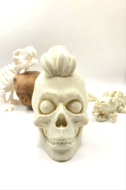 3D printed punk skull