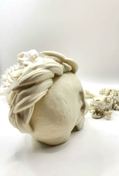 3D printed punk skull