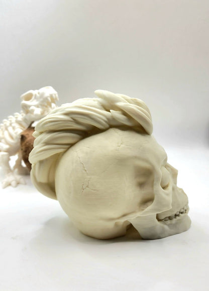 3D printed punk skull