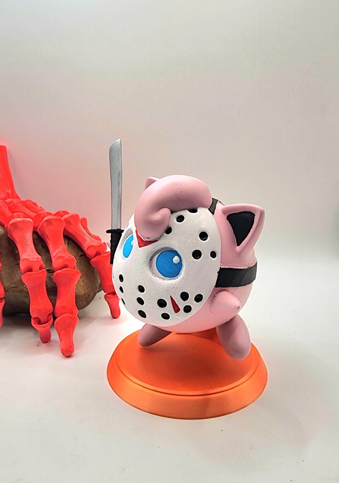 Jiggly puff as Jason desktop toy/decoration.