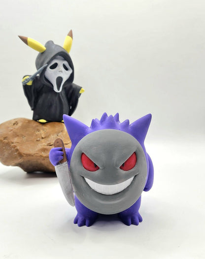 3D resin printed Gengar! Desktop decoration.