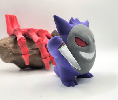 3D resin printed Gengar! Desktop decoration.