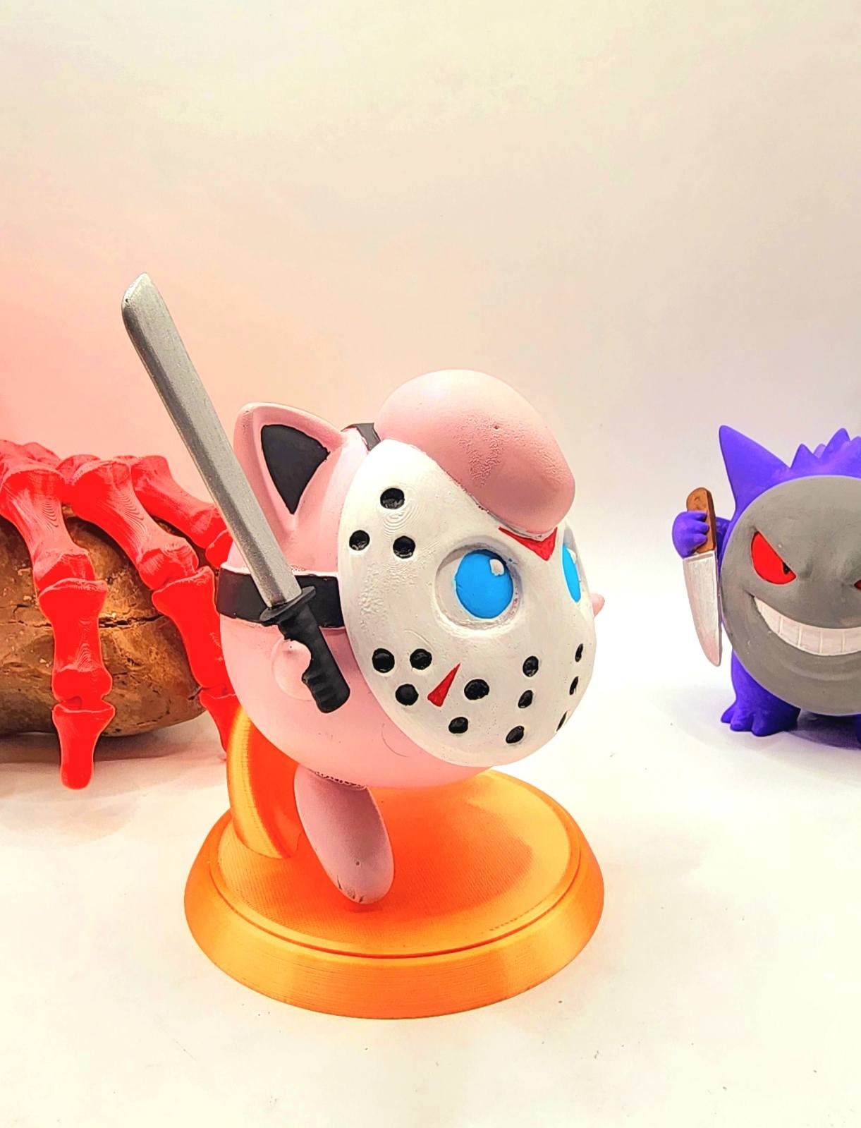 Jiggly puff as Jason desktop toy/decoration.