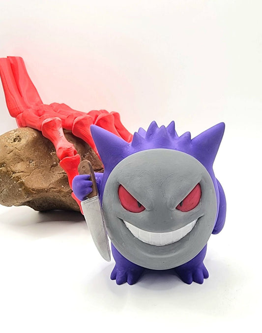 3D resin printed Gengar! Desktop decoration.