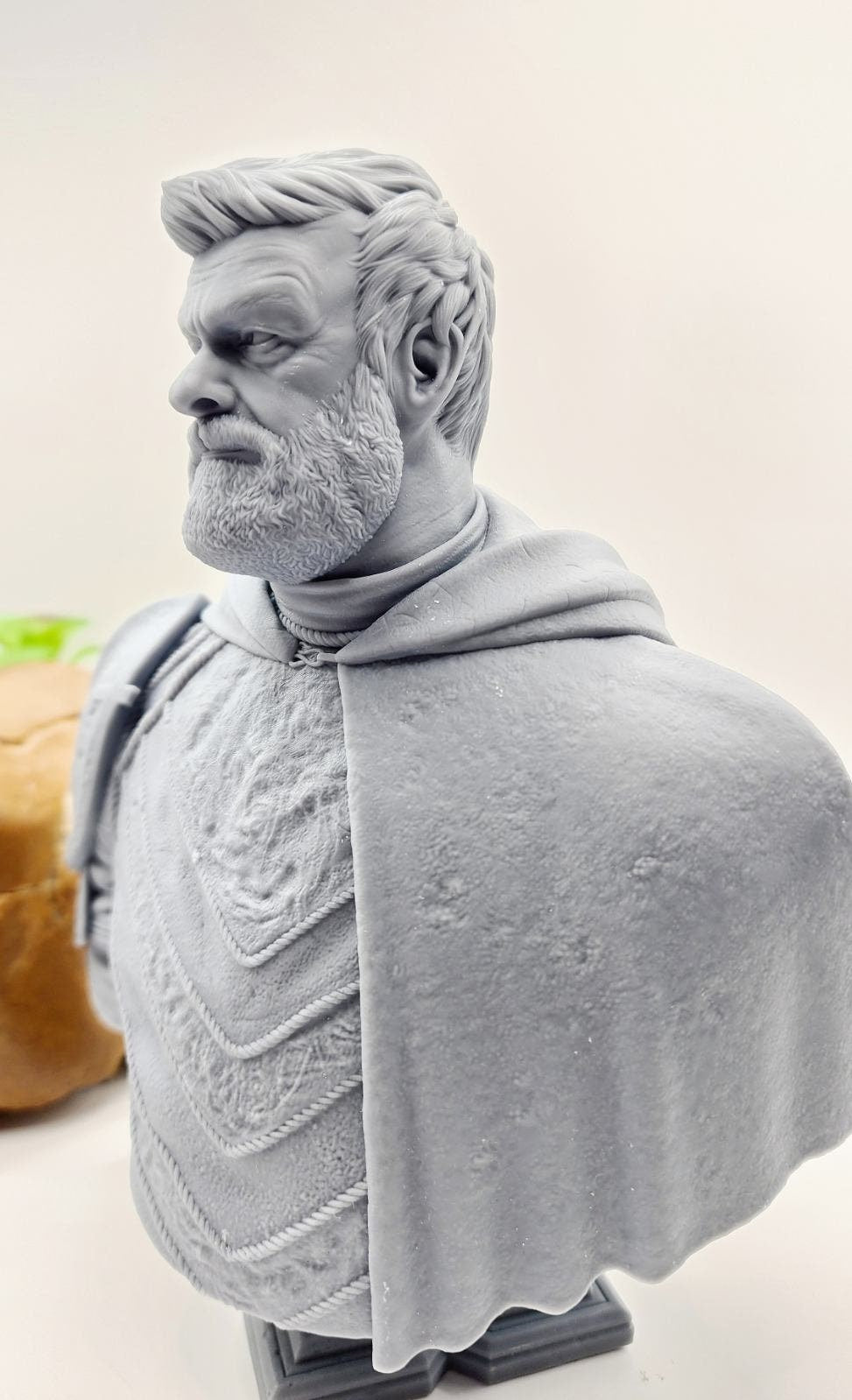 Baylan Skoll 14k resin printed bust, desktop decoration.