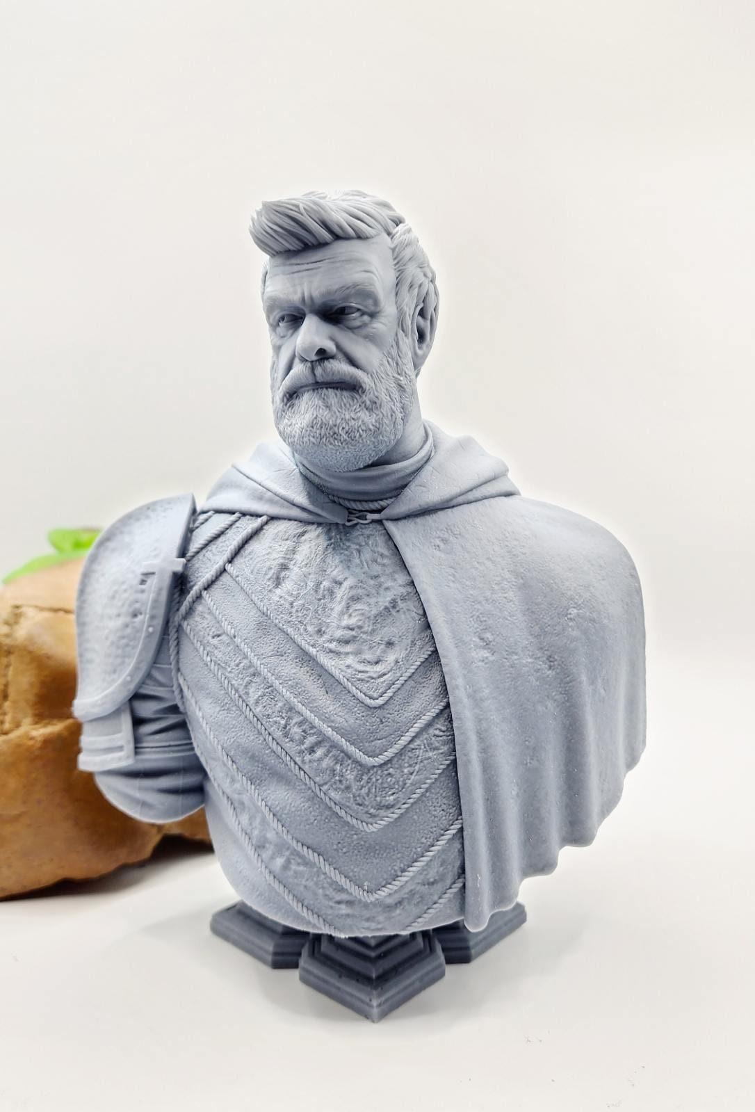 Baylan Skoll 14k resin printed bust, desktop decoration.