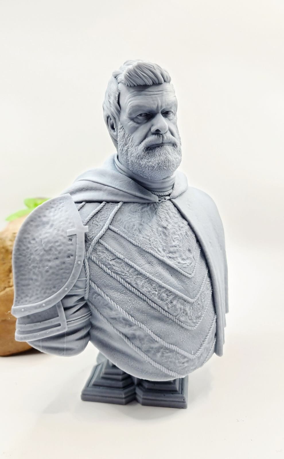 Baylan Skoll 14k resin printed bust, desktop decoration.