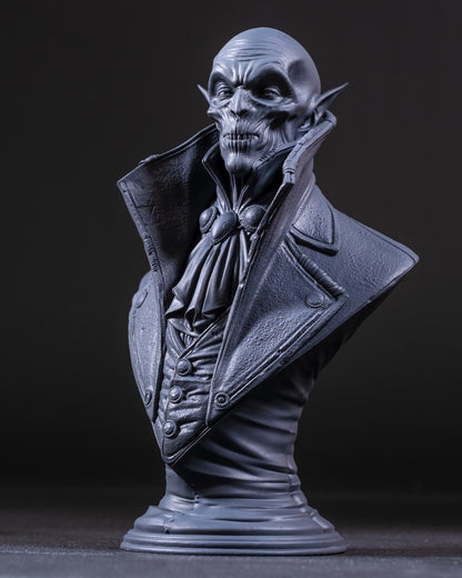 Nosferatu 8k resin printed bust, desktop art, fan art, desktop decoration.