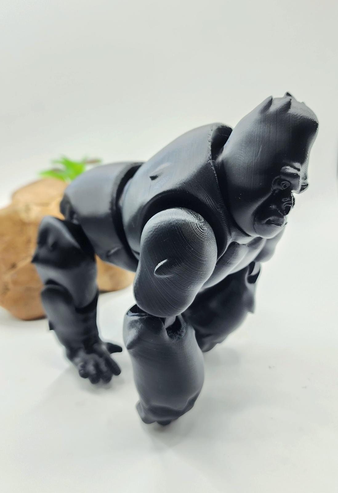 3D articulated Gorilla fidget, sensory toy.