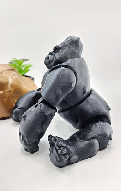 3D articulated Gorilla fidget, sensory toy.