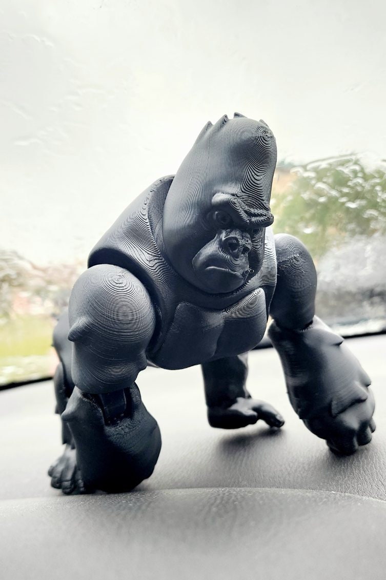 3D articulated Gorilla fidget, sensory toy.