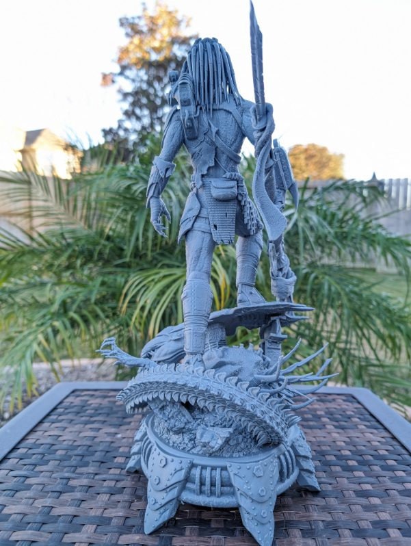 3D 14k printed Alien vs Predator desktop toy, decoration. Fan art