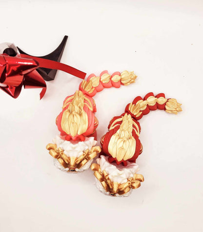 Articulated Dancing Lion fidget toy, sensory toy, desktop decoration.