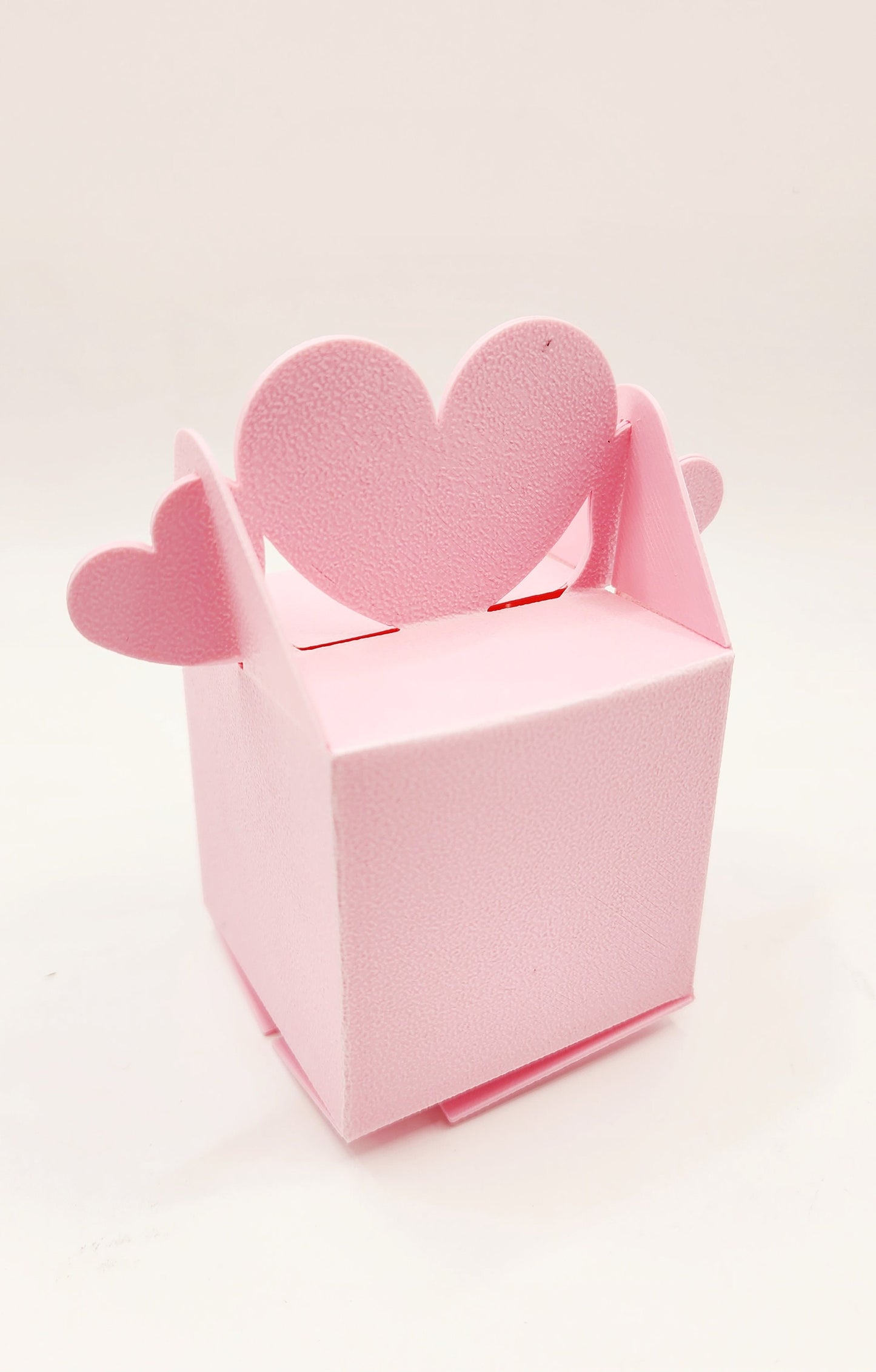 Valentine's Day gift fox, heart gift box, foldable box.