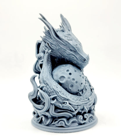 3D 14k resin printed Moon Dragon