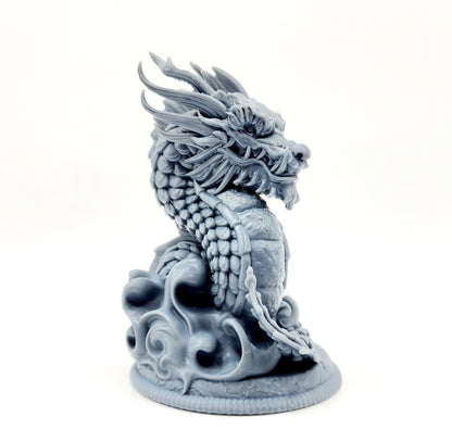 3D 14k resin printed Chinese Dragon.