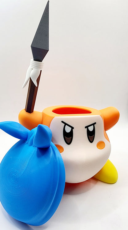 3D printed Waddle Dee container, desktop decoration.