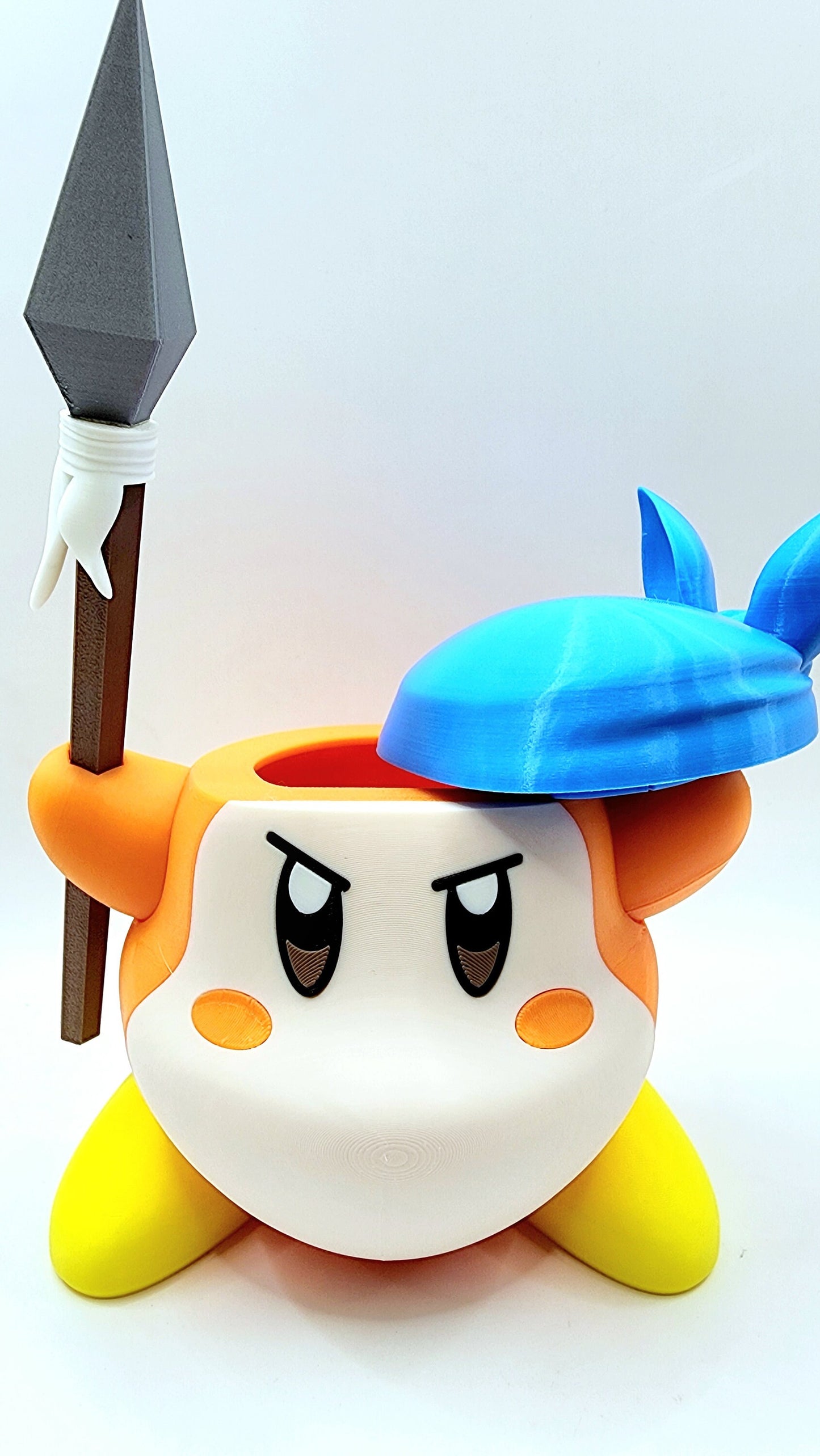 3D printed Waddle Dee container, desktop decoration.