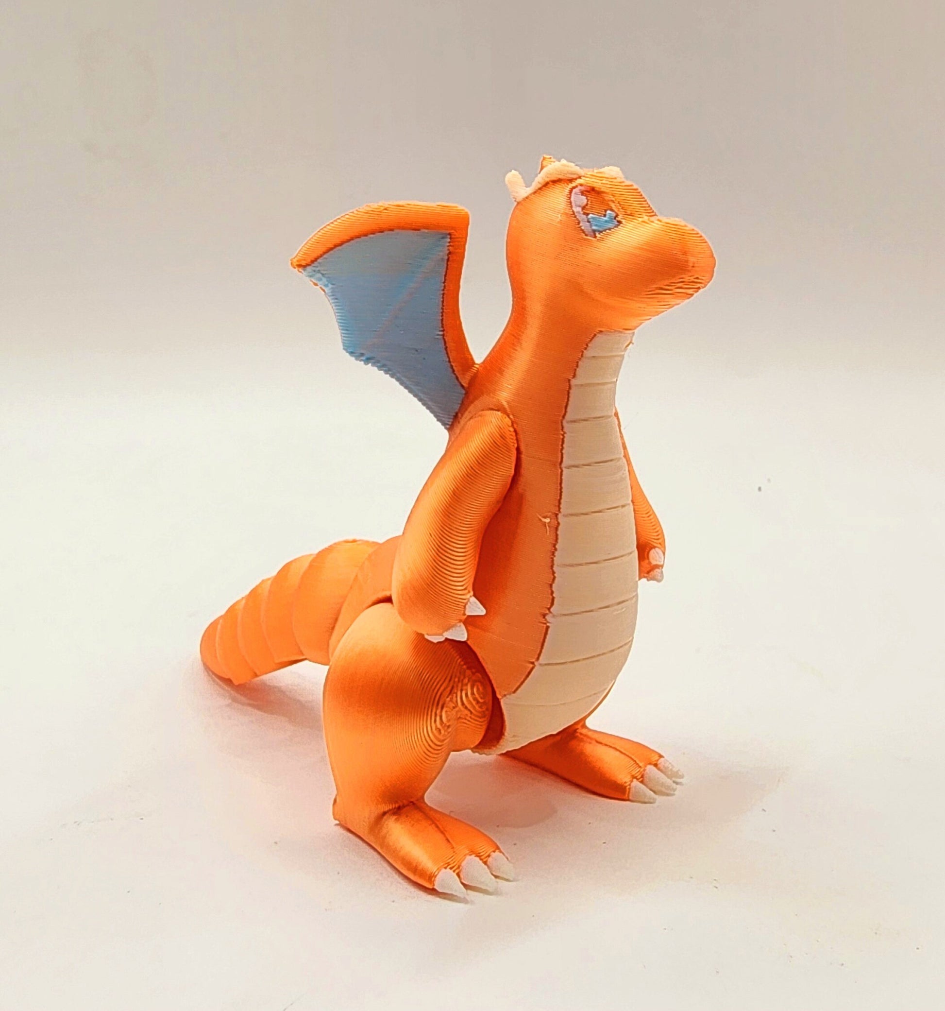 3D printed Dragonite articulated fidget toy, desktop decoration, sensory toy.