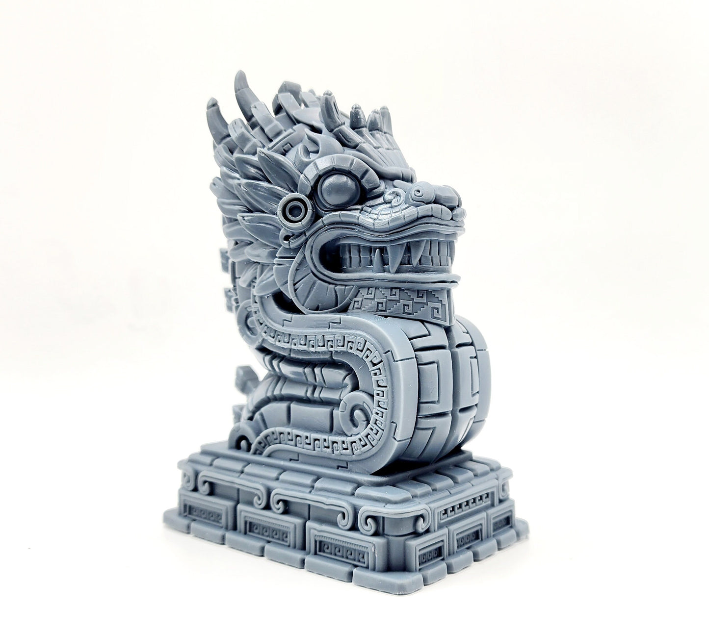 3D 14k resin printed Aztec Dragon, desktop decoration, decorative art.