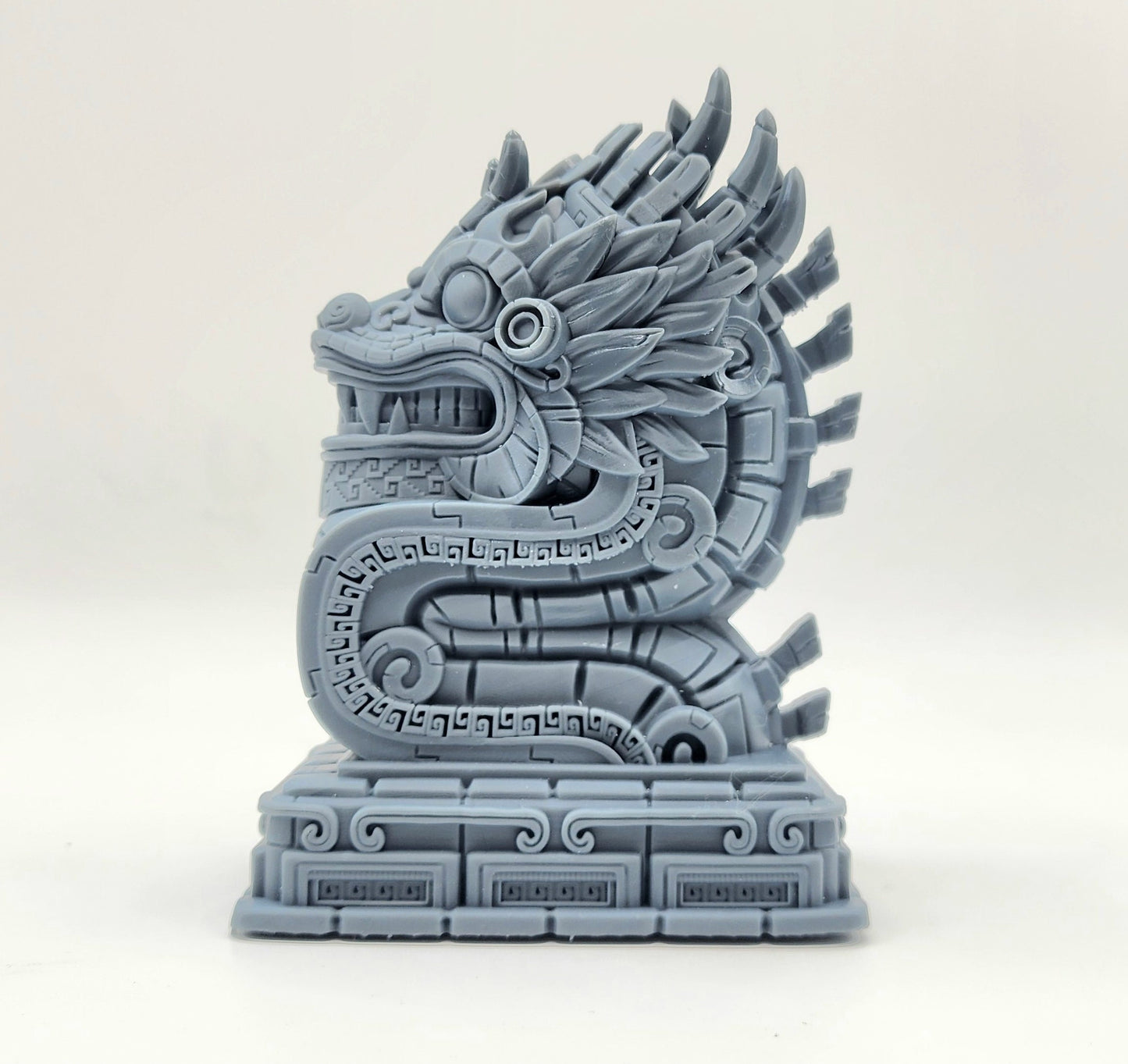 3D 14k resin printed Aztec Dragon, desktop decoration, decorative art.